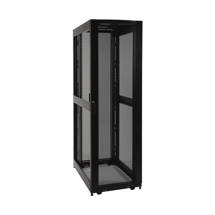 Eaton Tripp Lite SmartRack SR42UB1032 42U Standard-Depth Enclosure Cabinet with Threaded 10-32 Mounting Holes, Doors & Side Panels