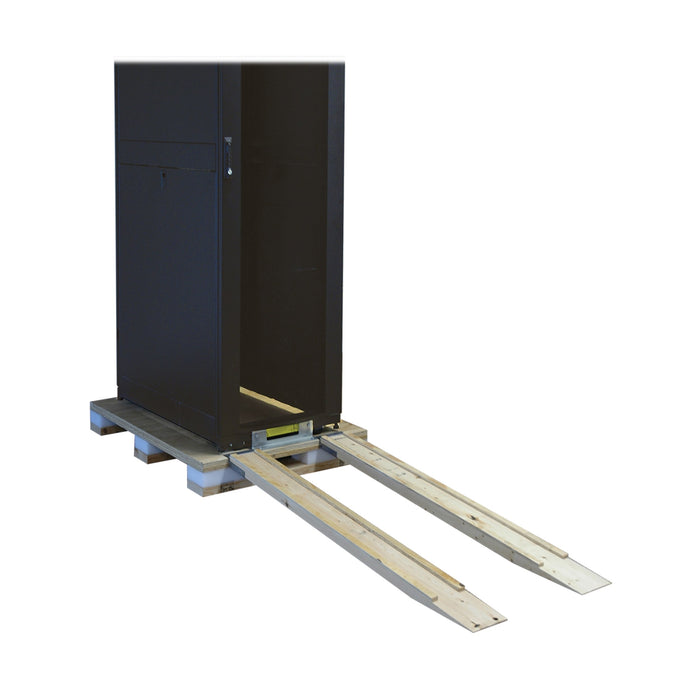 Eaton Tripp Lite SmartRack 42U Wide Standard-Depth Rack Enclosure Cabinet with Doors, Side Panels & Shock Pallet Packaging