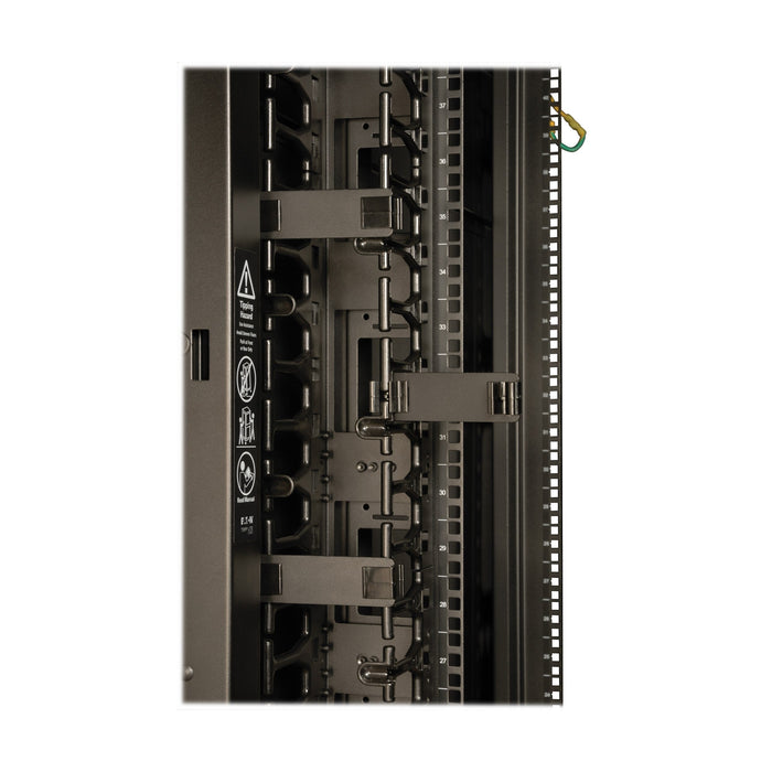 Eaton Tripp Lite 42U SmartRack Wide Standard-Depth Rack Enclosure with Doors, Side Panels, and 2x Vertical Cable Managers