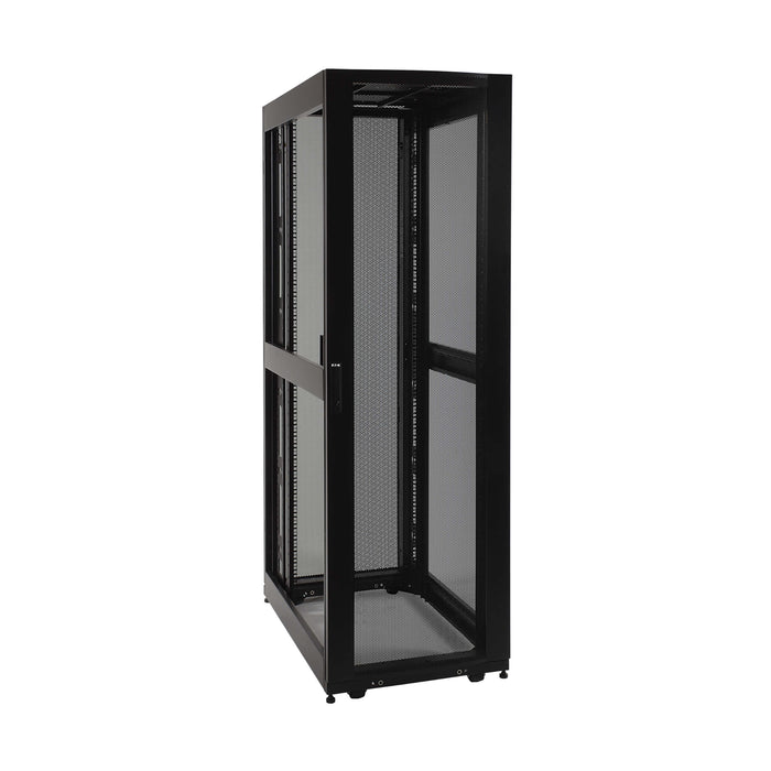 Eaton Tripp Lite SmartRack 45U Mid-Depth Rack Enclosure Cabinet with Doors & Side Panels