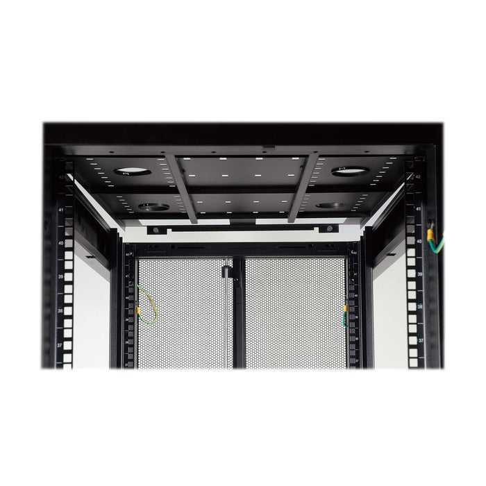 Eaton Tripp Lite 45U SmartRack Wide Standard-Depth Rack Enclosure Cabinet with Doors & Side Panels