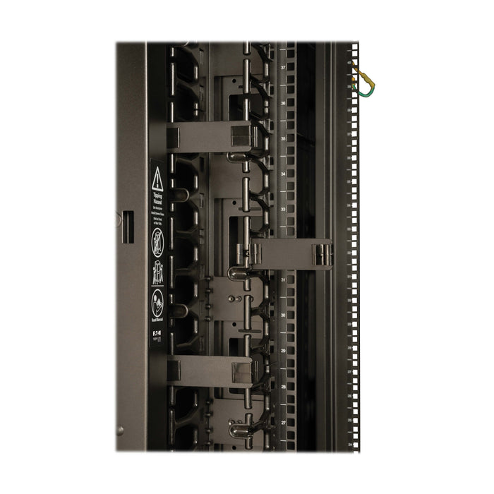 Eaton Tripp Lite 45U SmartRack Wide Rack Enclosure Cabinet with Doors, Side Panels & Cable Managers (SR45UBWDVRT)