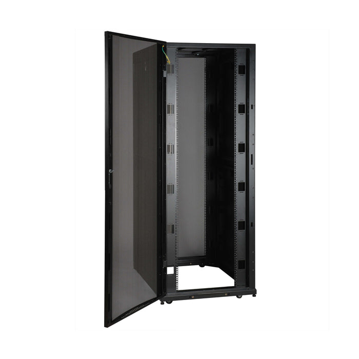 Eaton Tripp Lite SmartRack 48U Extra-Wide Deep Rack Enclosure Cabinet with Doors & Side Panels