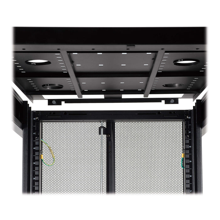 Eaton Tripp Lite SmartRack 48U Extra-Wide Deep Rack Enclosure Cabinet with Doors & Side Panels