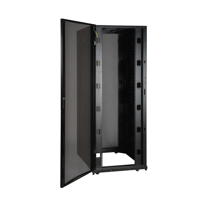 Eaton Tripp Lite 48U SmartRack Wide Standard-Depth Rack Enclosure Cabinet with Doors & Side Panels
