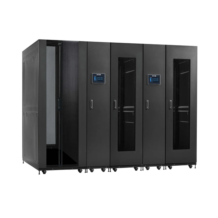 Eaton SmartRack Pre-Configured Modular Data Center – 2x 44U Racks, 2x 12kW Cooling Units, Service Enclosure
