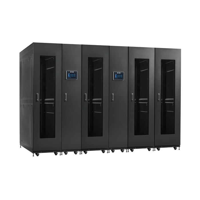Eaton SmartRack SRP-4R-2C25 Pre-Configured Modular Data Center – 4x 44U Racks, 2x 25 kW In-Row Cooling Units
