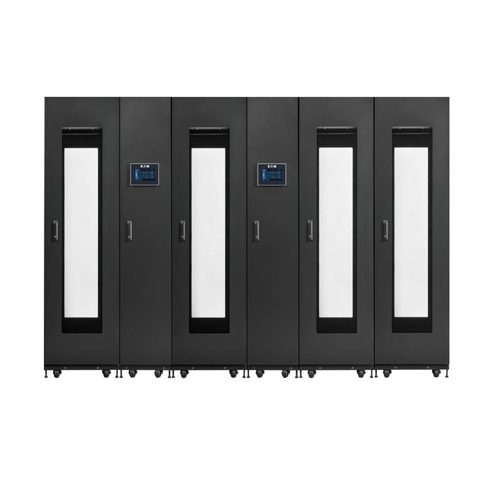 Eaton SmartRack SRP-4R-2C25 Pre-Configured Modular Data Center – 4x 44U Racks, 2x 25 kW In-Row Cooling Units