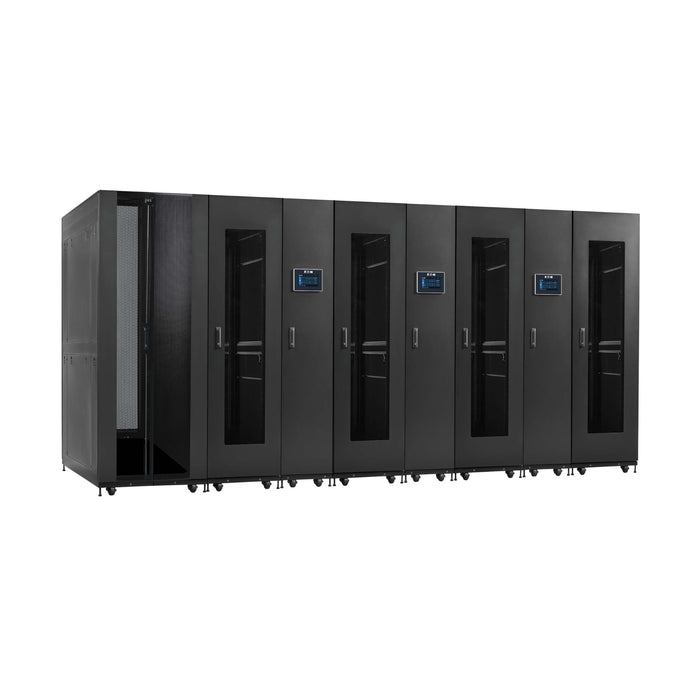 Eaton SmartRack 4x44U Modular Data Center with 3x 12kW AC Units & Service Enclosure – SRP-4R-3C12-M