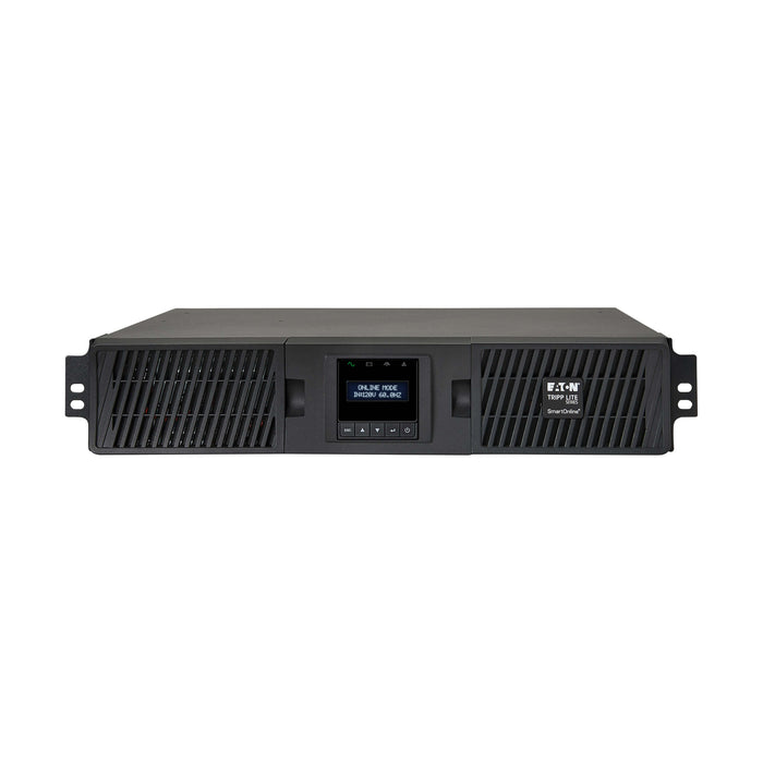Eaton Tripp Lite SmartOnline 2000VA 1800W 2U Rack/Tower Double-Conversion UPS, 120V, LCD, TAA Compliant – SU2200RTXLCD2UTAA
