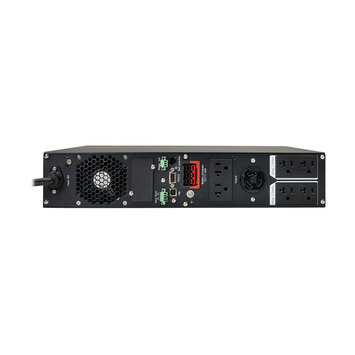 Eaton Tripp Lite SmartOnline 2000VA 1800W 2U Rack/Tower Double-Conversion UPS, 120V, LCD, TAA Compliant – SU2200RTXLCD2UTAA