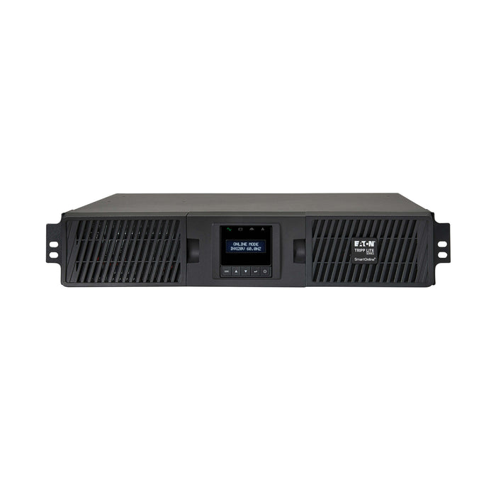 Eaton Tripp Lite SmartOnline 2000VA 1800W 120V Double-Conversion UPS, 2U Rack/Tower, LCD, Extended Run, Network Card, USB, DB9 - SU2200RTXLCDN