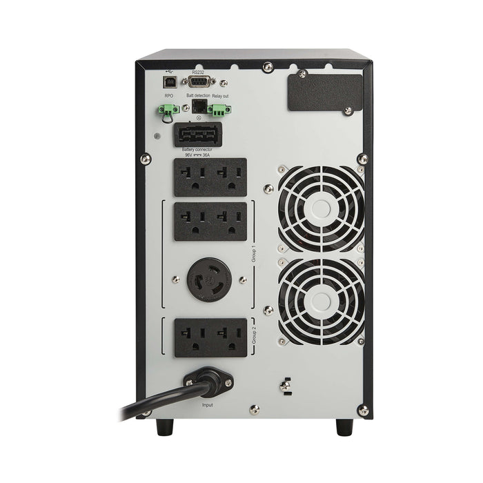 Eaton Tripp Lite SmartOnline SU2200XLCD 1960VA 1770W 120V Double-Conversion UPS Tower with LCD, USB, DB9, Extended Runtime Capability