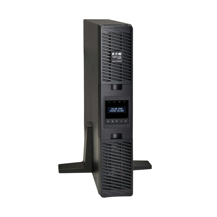 Eaton Tripp Lite SmartOnline SU3000RTXLCD2U 3000VA 2700W 120V Double-Conversion UPS with LCD, 7 Outlets, Extended Run, 2U Rack/Tower