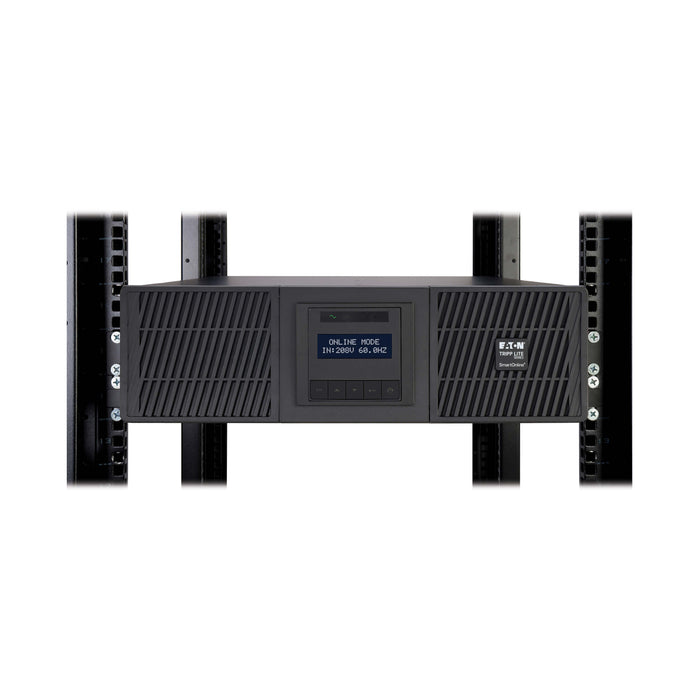 Eaton Tripp Lite SmartOnline 5000VA 4500W 208V UPS with Maintenance Bypass, WEBCARDLXE, Extended Run, 3U Rack/Tower