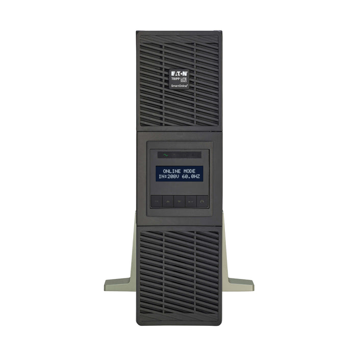 Eaton Tripp Lite SU6000RT3UTAA SmartOnline 6000VA 5400W 208V Double-Conversion UPS with Network Card, Extended Run, 3U Rack/Tower, TAA Compliant