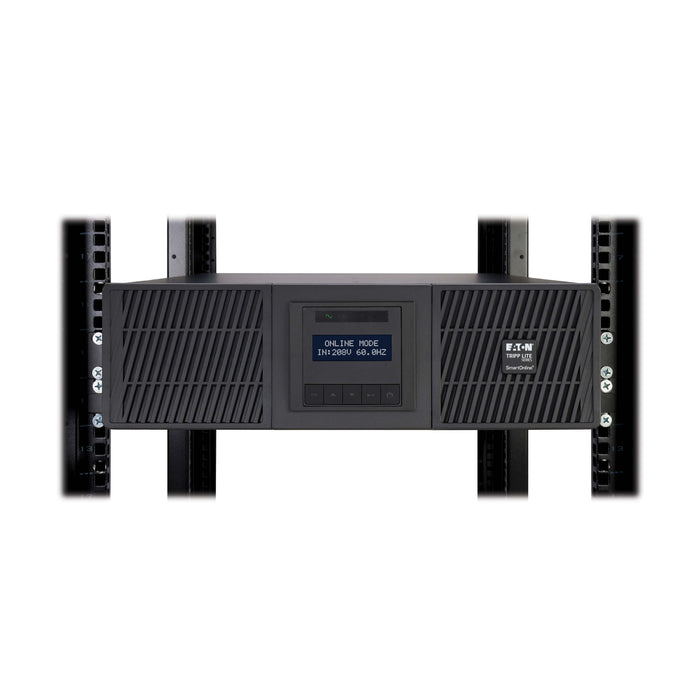 Eaton Tripp Lite SU6000RT3UTAA SmartOnline 6000VA 5400W 208V Double-Conversion UPS with Network Card, Extended Run, 3U Rack/Tower, TAA Compliant