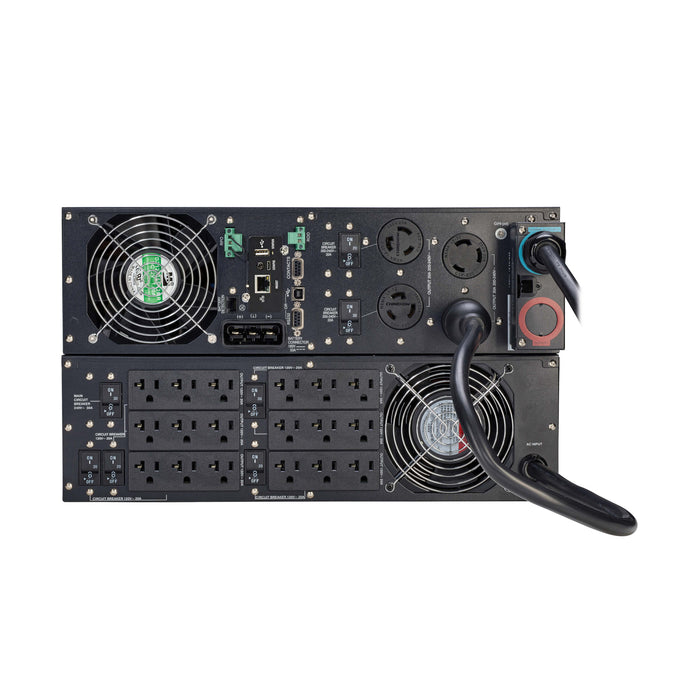 Eaton Tripp Lite SmartOnline 6000VA 5400W 120/208V Double-Conversion UPS with Stepdown Transformer – 6U Rack/Tower, Extended Run, Network Card