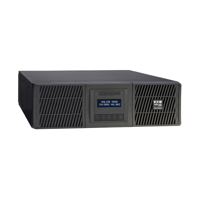 Eaton Tripp Lite SmartOnline SU6000RTMB 6kVA 5.4kW 208V Online UPS with Maintenance Bypass, Network Card, 3U Rack/Tower