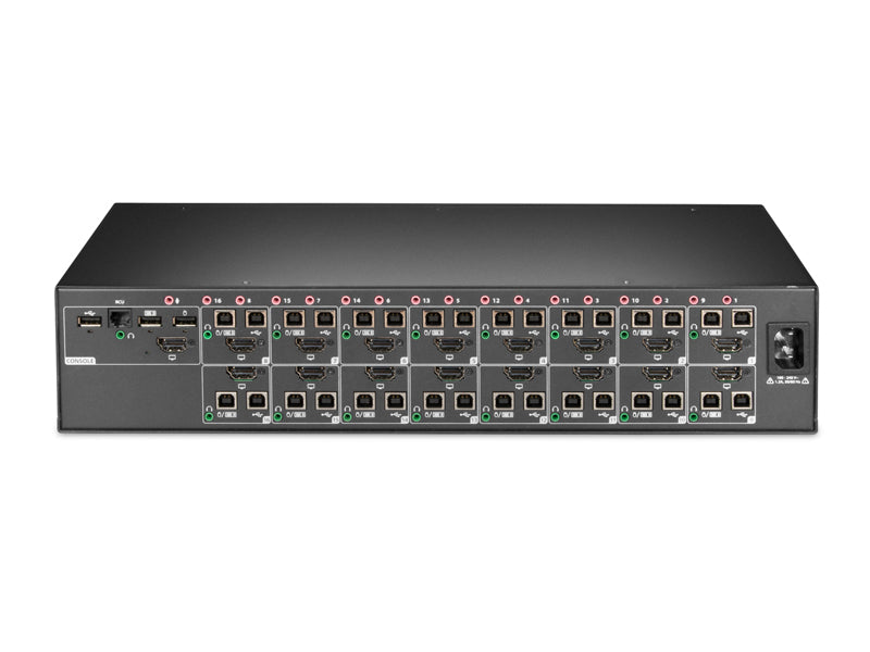 Vertiv Avocent SwitchView SV2160DPH | 16-Port Desktop KVM | Single Head | Universal Connector | TAA Compliant