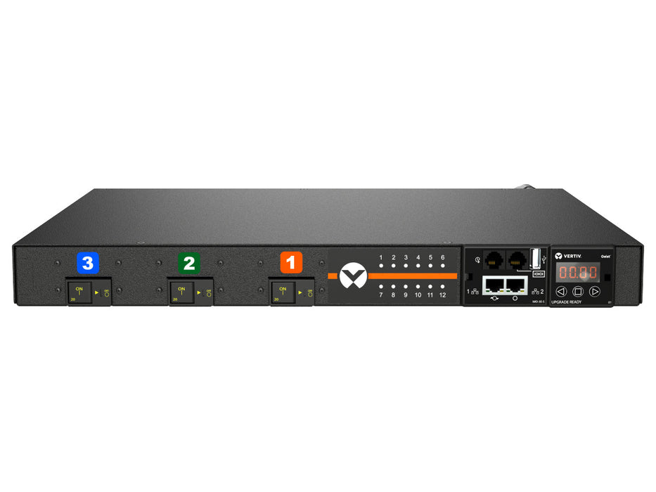 Vertiv Geist rPDU MNS3E1R6-12CF18-3TL15A0H10-S | 12-Outlets | Switched | 230V | 30A | Rack-Mountable
