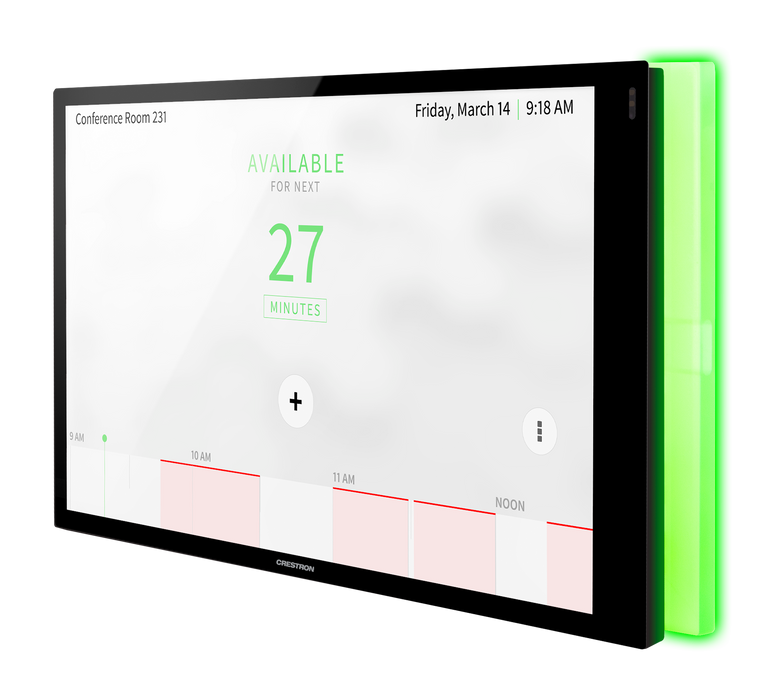 Crestron  TSS-1070-B-S-LB KIT - 10.1 in. Room Scheduling Touch Screen, Black Smooth, includes one TSW-1070-LB-B-S light bar CRESTRON ELECTRONICS, INC.