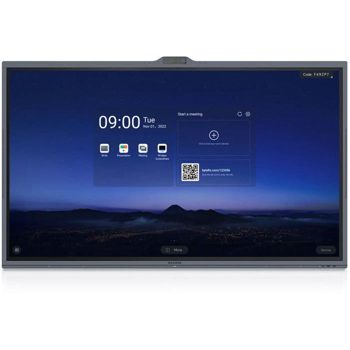 MaxHub V6530 - View Pro series 65" All-in-one Conference IFP 4K Flat Panel UHD Display MaxHub